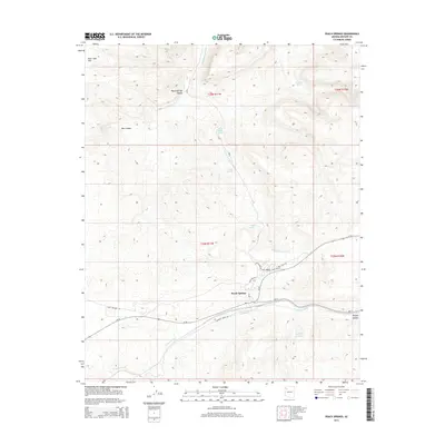 2014 Map of Peach Springs, 2014 Print