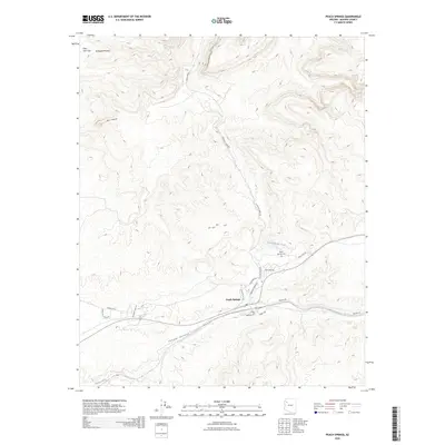 2026 Map of Peach Springs, 2026 Print