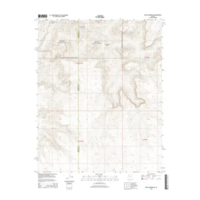 2014 Map of Peach Springs NE, 2014 Print