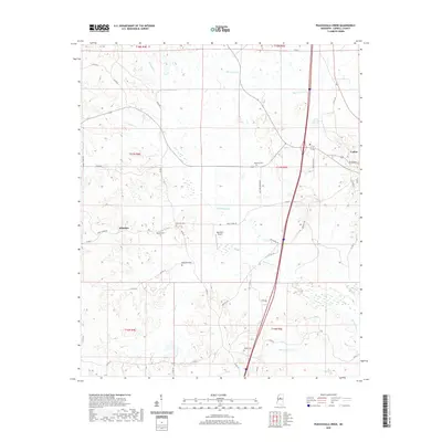 2020 Map of Peachahala Creek, 2020 Print