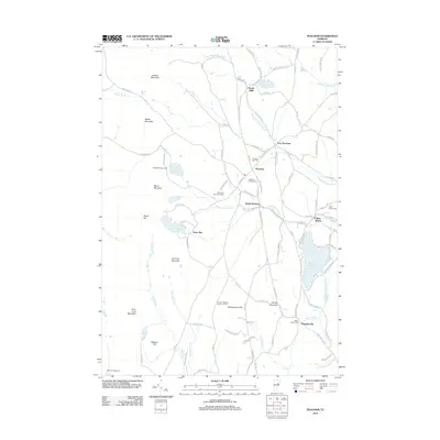 2012 Map of Peacham, 2012 Print