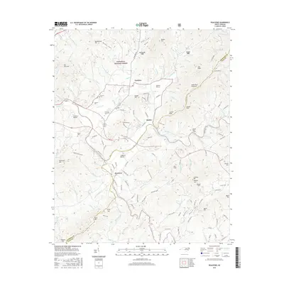 2016 Map of Peachtree, 2016 Print