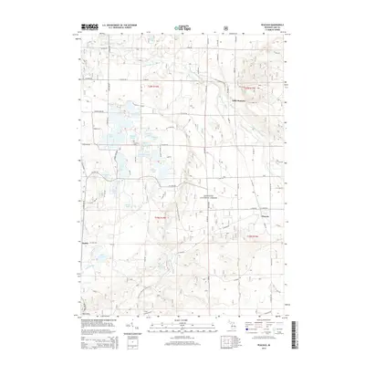 2014 Map of Peacock, 2014 Print
