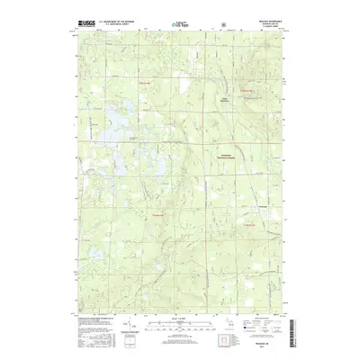 2017 Map of Peacock, 2017 Print