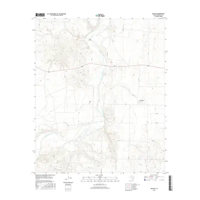 2016 Map of Peacock, 2016 Print