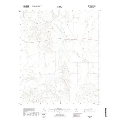 2019 Map of Peacock, 2019 Print