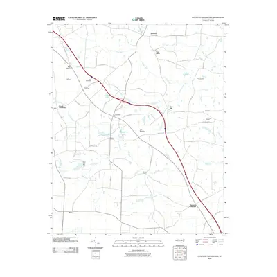 2010 Map of Peacocks Crossroads, 2010 Print