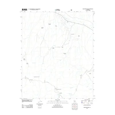 2012 Map of Peak Mountain, 2012 Print