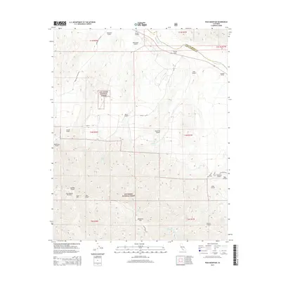 2015 Map of Peak Mountain, 2015 Print