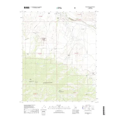 2018 Map of Peak Mountain, 2018 Print