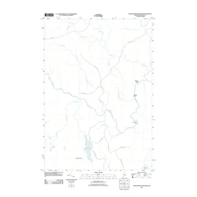 2011 Map of Peaked Mountain Pond, 2011 Print