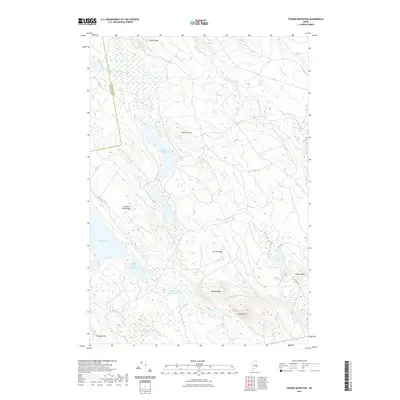 2021 Map of Peaked Mountain, 2021 Print