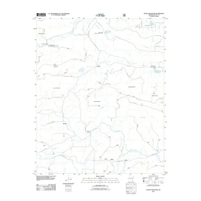 2011 Map of Peanut Mountain, 2011 Print