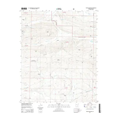 2014 Map of Peanut Mountain, 2014 Print