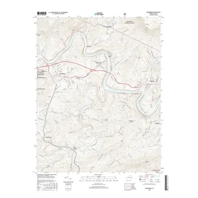 2016 Map of Pearisburg, 2016 Print