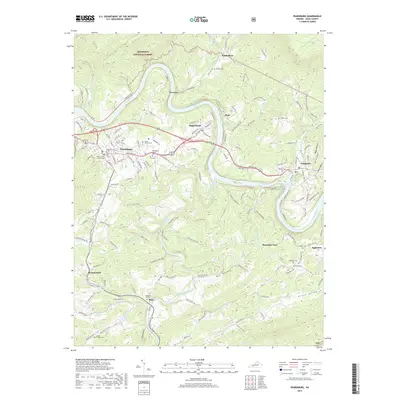 2019 Map of Pearisburg, 2019 Print