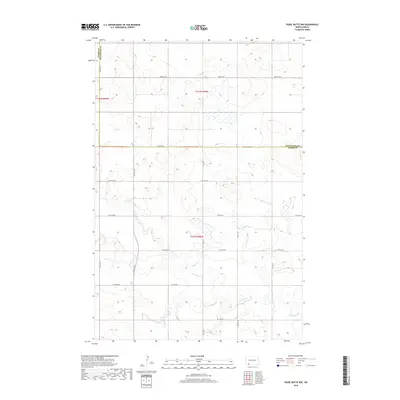 2018 Map of Pearl Butte NW, 2018 Print