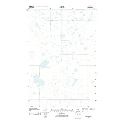 2011 Map of Pearl Lake, 2011 Print