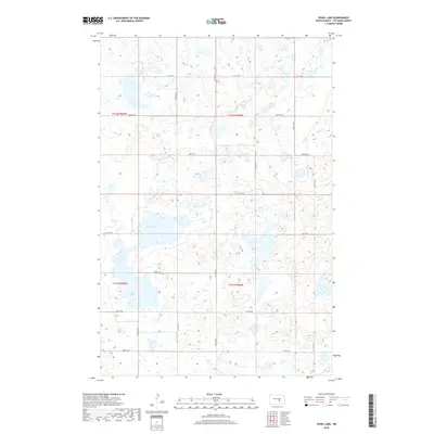 2018 Map of Pearl Lake, 2018 Print