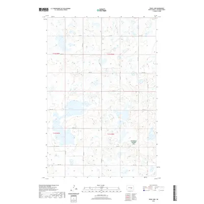 2020 Map of Pearl Lake, 2020 Print