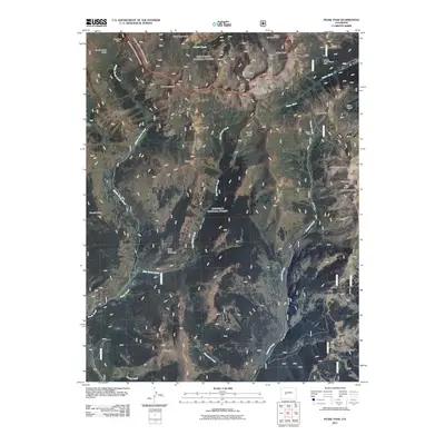 2011 Map of Pearl Pass, 2011 Print