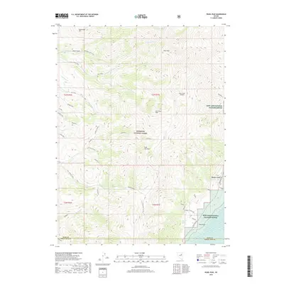 2018 Map of Pearl Peak, 2018 Print