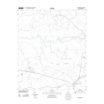 2012 Map of Pearl River, 2012 Print