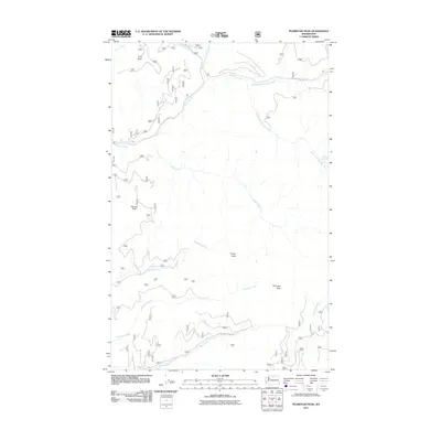 2011 Map of Pearrygin Peak, 2011 Print