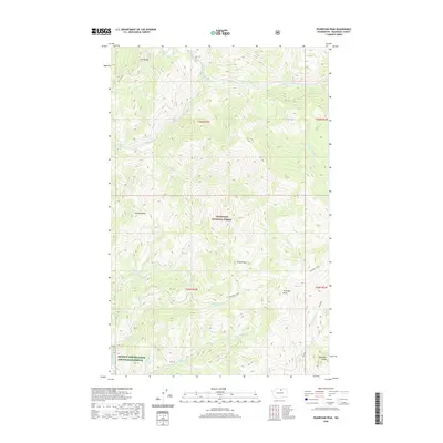 2020 Map of Pearrygin Peak, 2020 Print