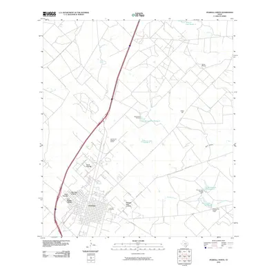 2010 Map of Pearsall North, 2010 Print
