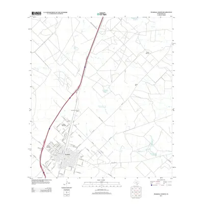 2013 Map of Pearsall North, 2013 Print