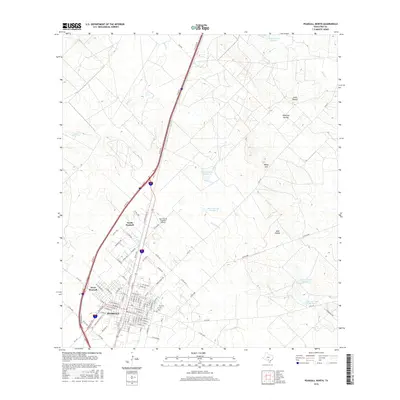 2016 Map of Pearsall North, 2016 Print