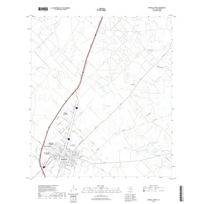 2019 Map of Pearsall North, 2019 Print