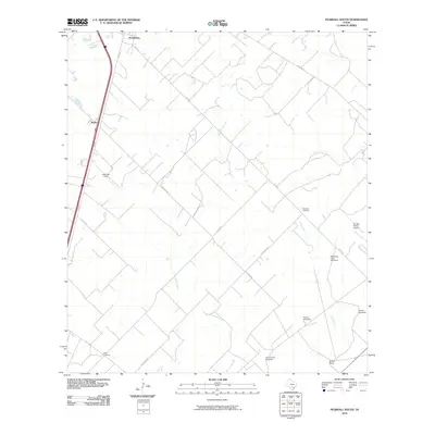 2010 Map of Pearsall South, 2010 Print
