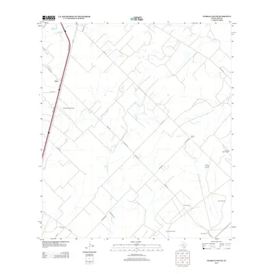 2013 Map of Pearsall South, 2013 Print