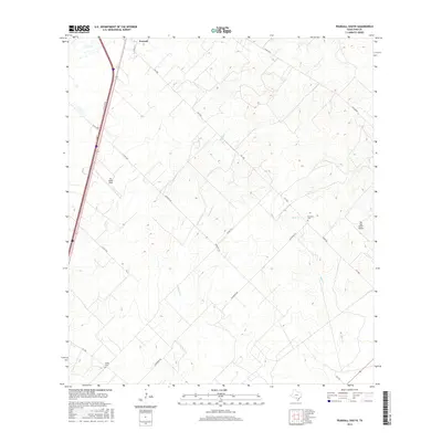2016 Map of Pearsall South, 2016 Print