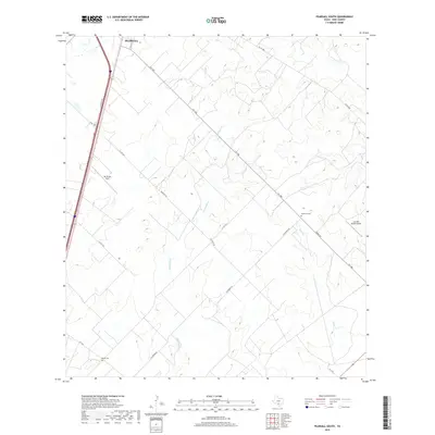 2019 Map of Pearsall South, 2019 Print
