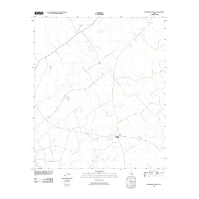 2010 Map of Pearsons Chapel, 2010 Print