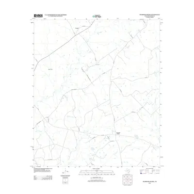 2013 Map of Pearsons Chapel, 2013 Print