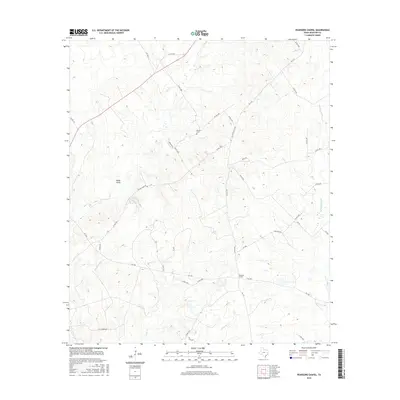 2016 Map of Pearsons Chapel, 2016 Print