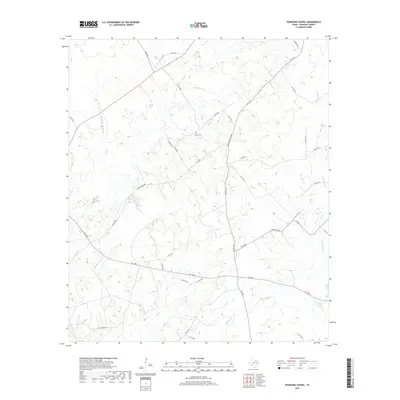 2019 Map of Pearsons Chapel, 2019 Print