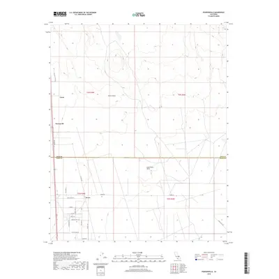 2018 Map of Pearsonville, 2018 Print