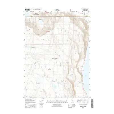 2015 Map of Pease Flat, 2015 Print