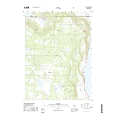 2018 Map of Pease Flat, 2018 Print