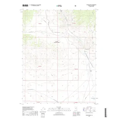2018 Map of Peavine Ranch, 2018 Print