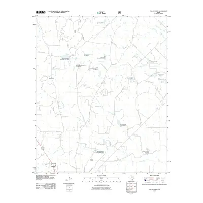 2010 Map of Pecan Creek, 2010 Print