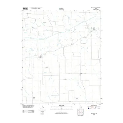 2010 Map of Pecan Gap, 2010 Print