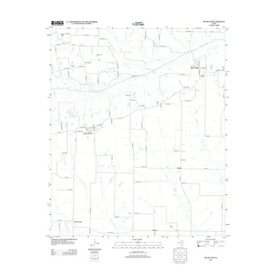 2013 Map of Pecan Gap, 2013 Print