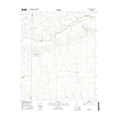 2016 Map of Pecan Gap, 2016 Print