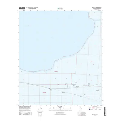 2015 Map of Pecan Island, 2015 Print